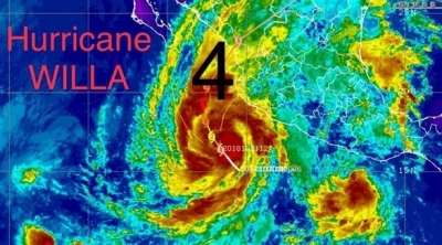 اعصار &quot; ويلا &quot; يقترب بشدة نحو المكسيك