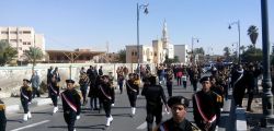 جنازة عسكرية شعبية مهيبة للضابط شهيد تأمين الطرق بالسويس