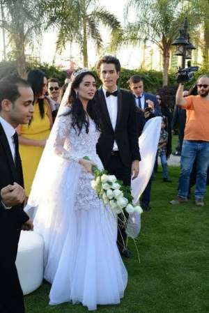 بالصور زفاف هبة مجدى ومحمد محسن
