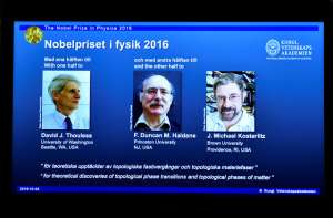 ثلاثة علماء بريطانيين يفوزون بجائزة نوبل للفيزياء لعام 2016
