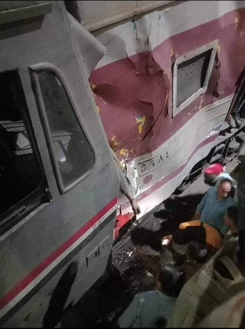 الصحة: وفاة شخص وإصابة 16 آخرين بحادث قطار قليوب