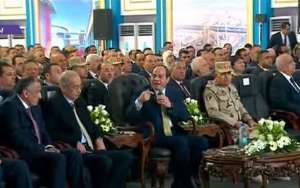 محافظ السويس يشارك في إحتفال مصر بإفتتاح حقل ظهر