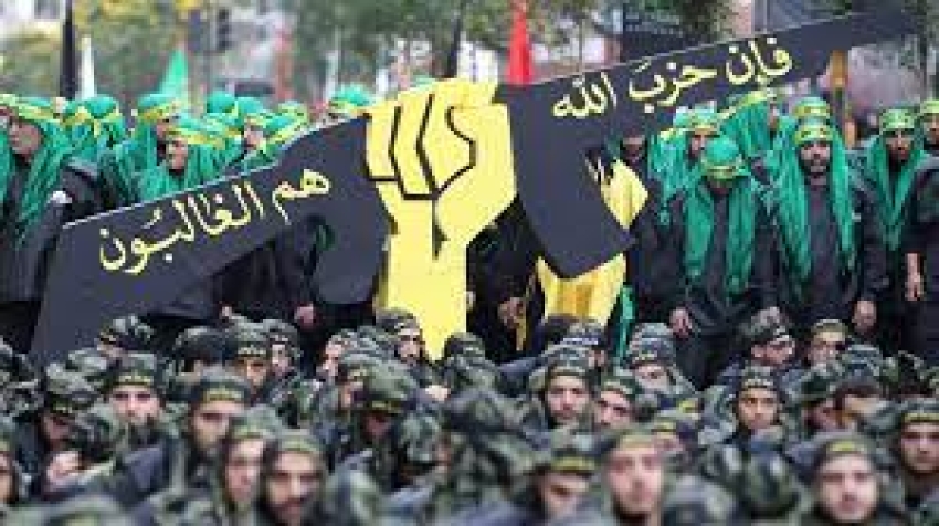 أعلان  حزب الله اللبناني استهدافه موقعي بركة ريشا وحدب يارين بالأسلحة الصاروخية