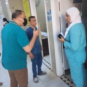الحفناوى يتفقد طوارئ الجراحة والعظام بمستشفى السويس العام