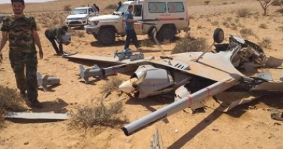 الجيش الليبى يسقط طائرتين تركيتين مسيرتين غرب البلاد