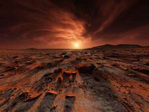 العلماء يكتشفون صفائح جليدية قد تسهل عيش البشر على المريخ