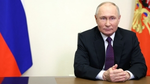 &quot;  الرئيس الروسي فلاديمير بوتين &quot; روسيا  لن تصبح هدفًا للمتطرفين.