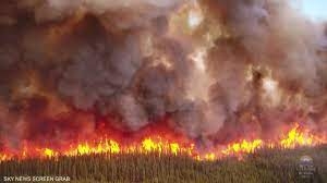 الحرائق تزداد وألسنة اللهب تتقدم شرقي كندا
