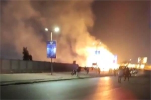 ضبط سائق اللودر المتسبب في حريق خط الغاز بمدينة نصر بعد وفاة 3 عمال